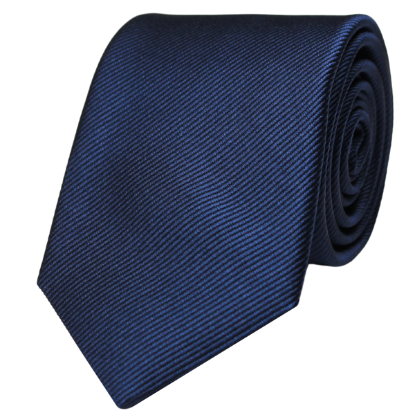 Navy Woven Twill Solid