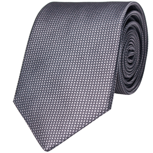 Grey Woven Textured Solid