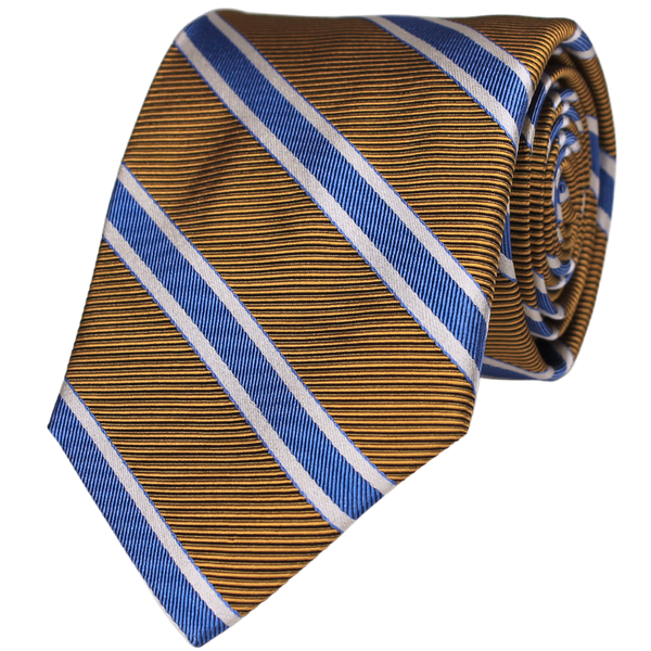 Yellow Woven Ribbed Stripe