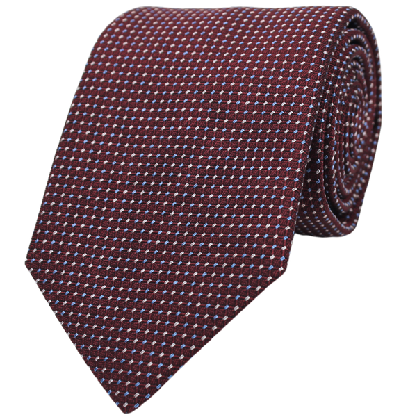 Burgundy Woven Micro Neat