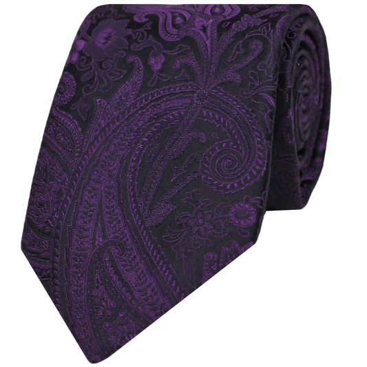 Purple Woven Paisley