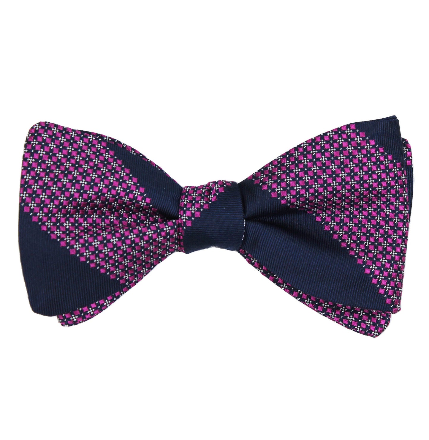 Navy Woven Stripe