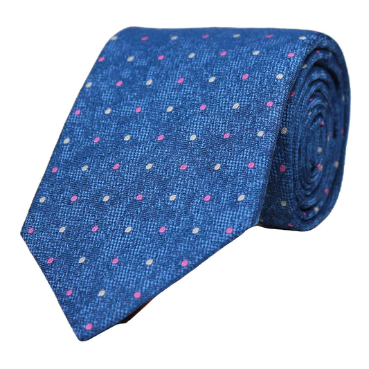 Blue Woven Dot