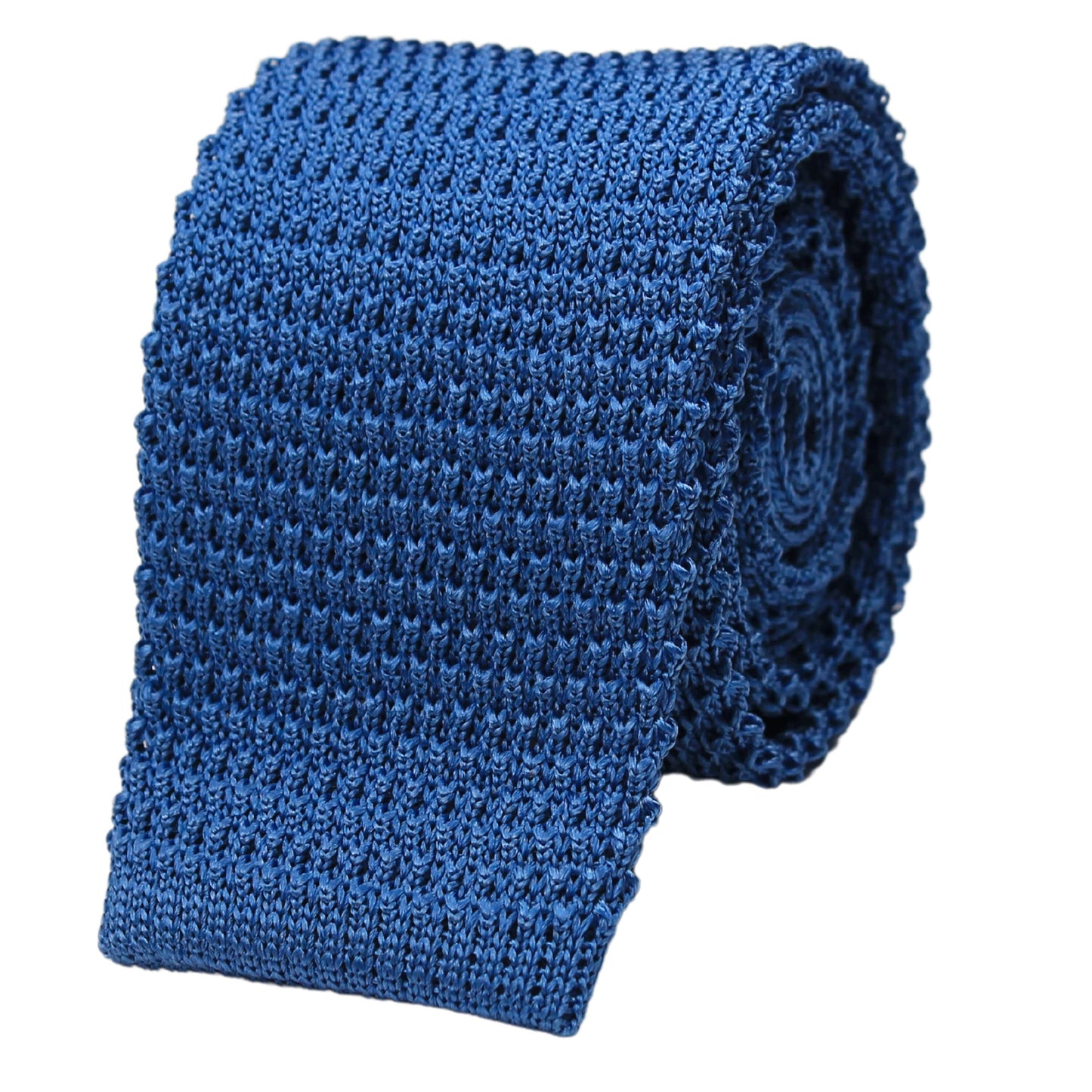 Blue Square Bottom Knit